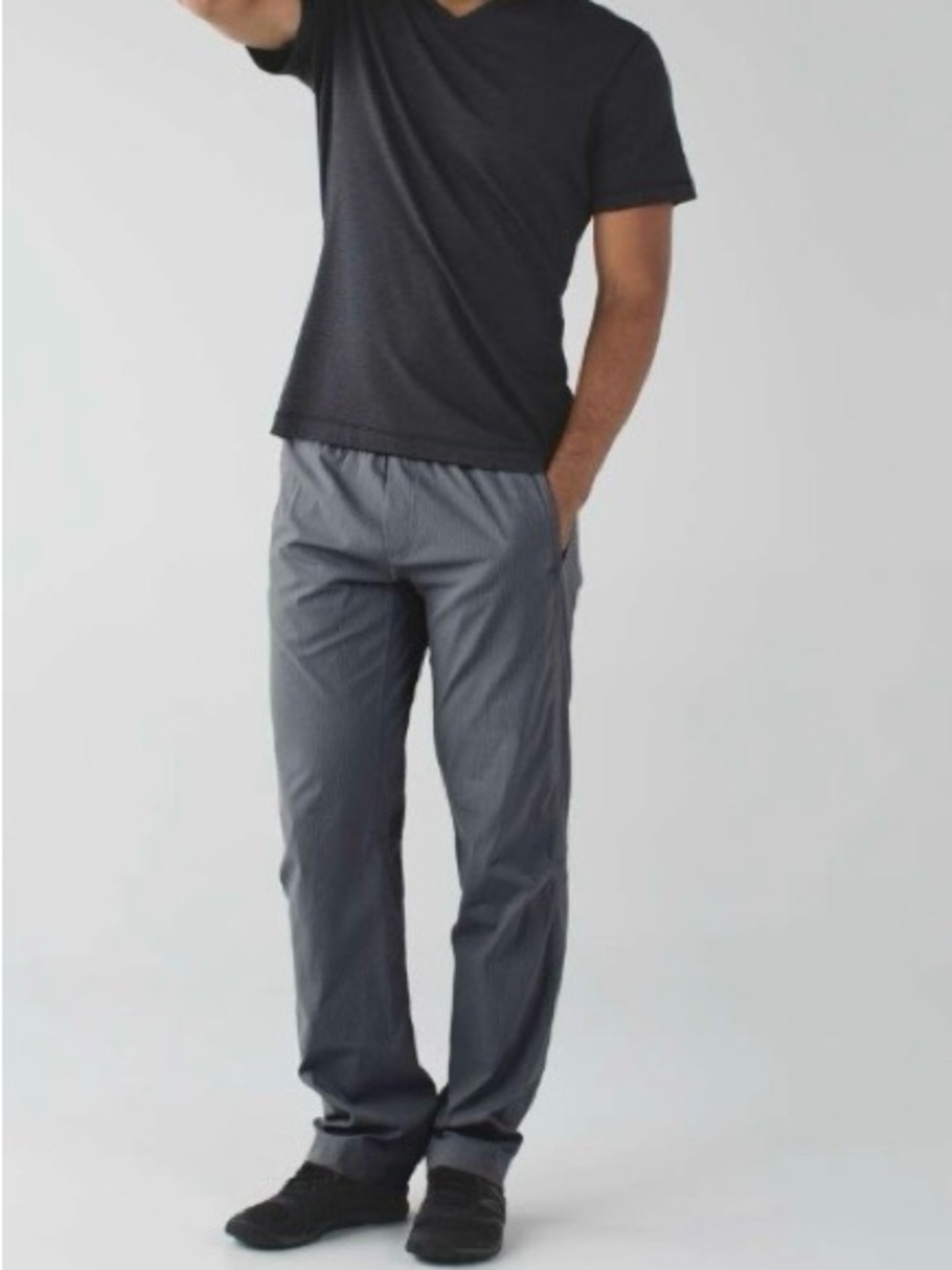 Lululemon Seawall Track Pant 2.0 Heathered Slate / Deep Coal S